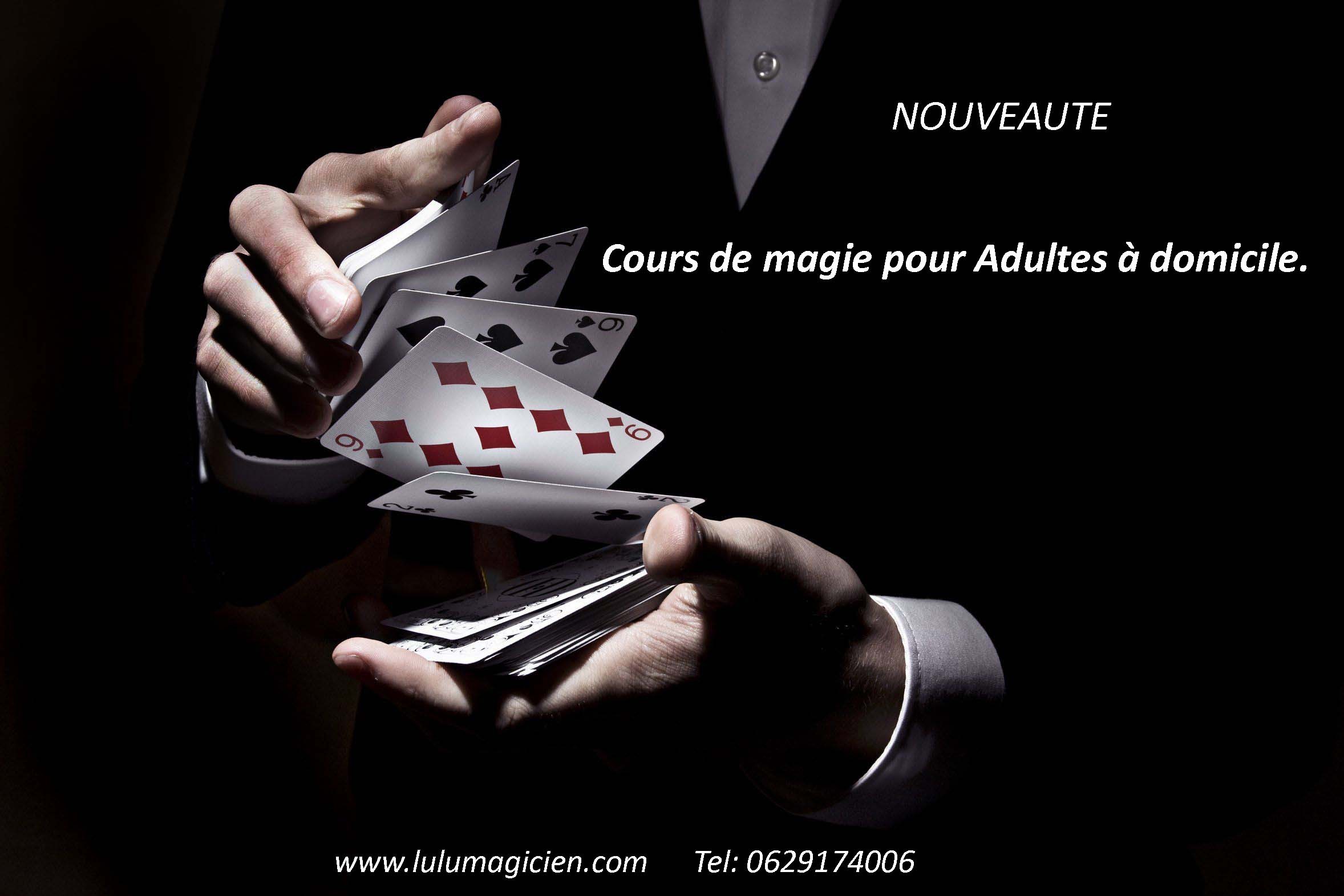 Cours de magie pour adultes et enfants.