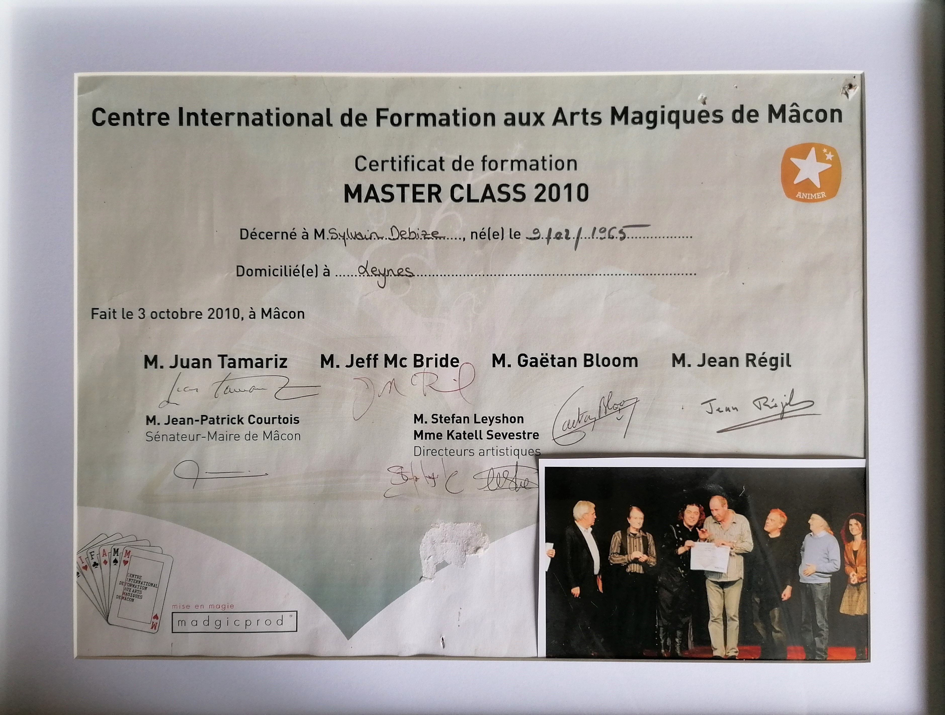 Master Class 2010 Mâcon